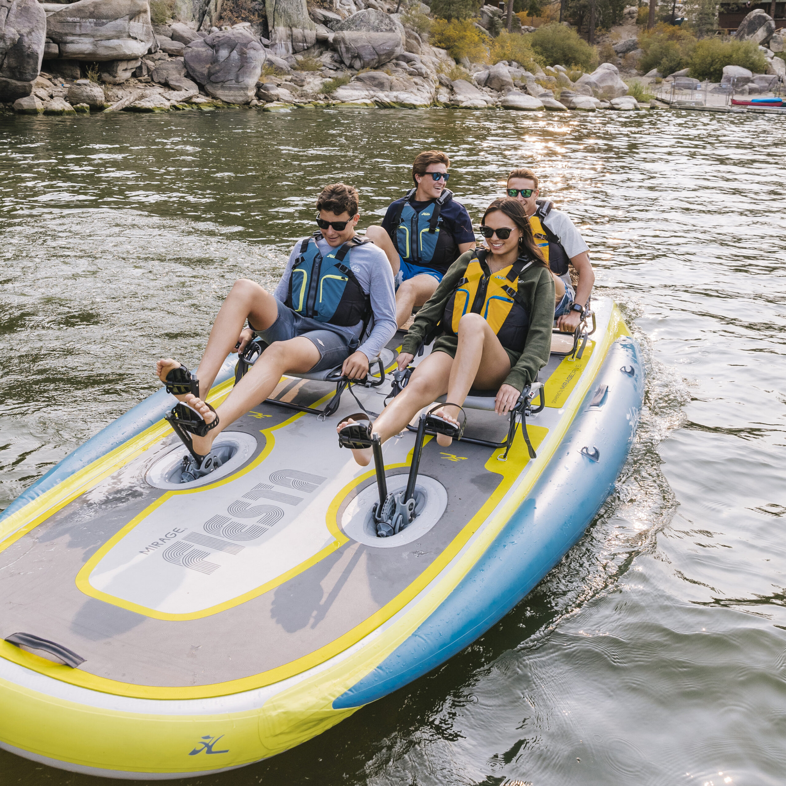 Hobie Mirage iTrek Fiesta Inflatable Pedal Kayak - Image 2