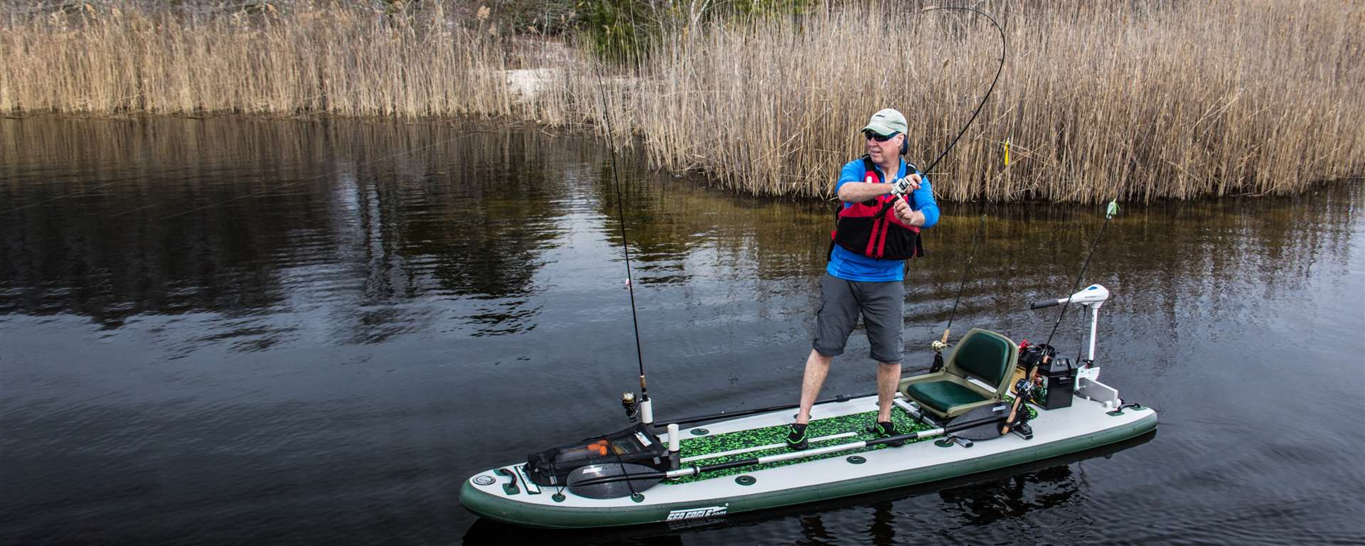 FishSUP™ 126 Inflatable Fishing Stand-Up Paddleboard - Image 7