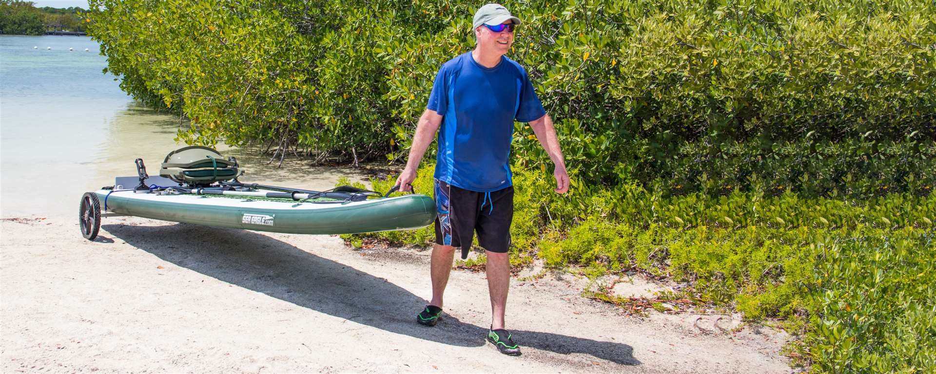 FishSUP™ 126 Inflatable Fishing Stand-Up Paddleboard - Image 6