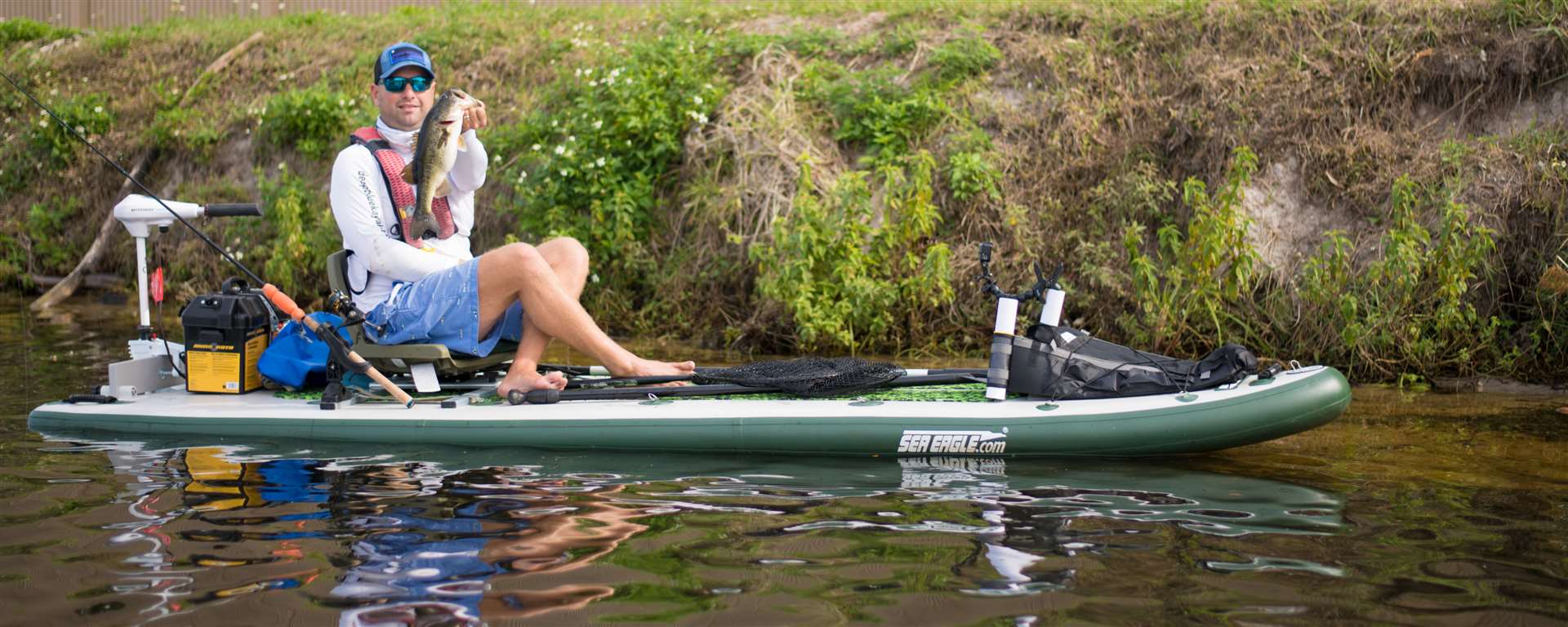 FishSUP™ 126 Inflatable Fishing Stand-Up Paddleboard - Image 8