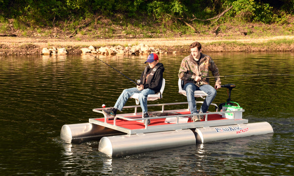 Patriot Mini Two-Man Fishing Pontoon Boat - Image 8