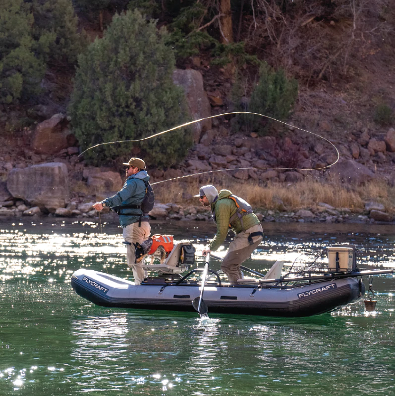 FLYCRAFT’S INFLATABLE FISHING BOAT: STEALTH 2.0 BASE PACKAGE (2-MAN)