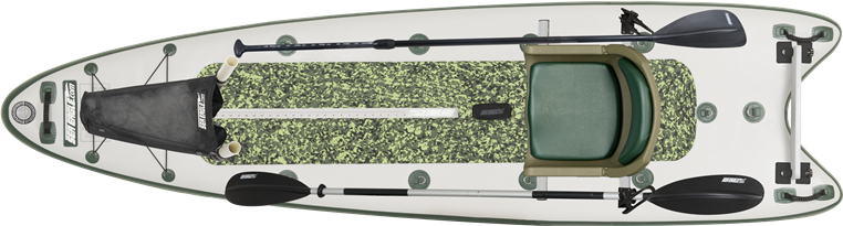 FishSUP™ 126 Inflatable Fishing Stand-Up Paddleboard - Image 2