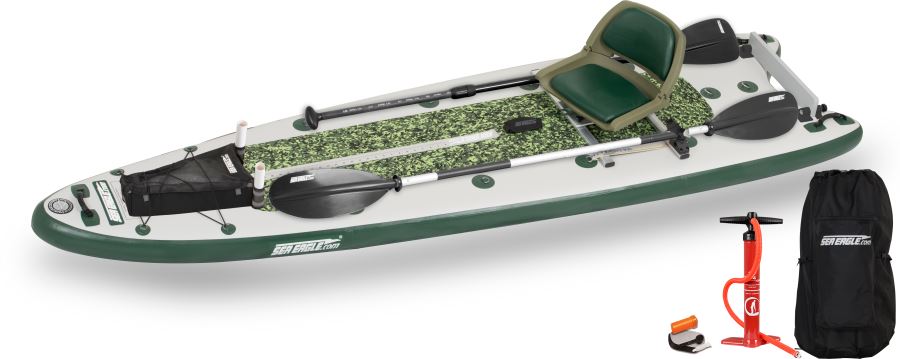 FishSUP™ 126 Inflatable Fishing Stand-Up Paddleboard - Image 14