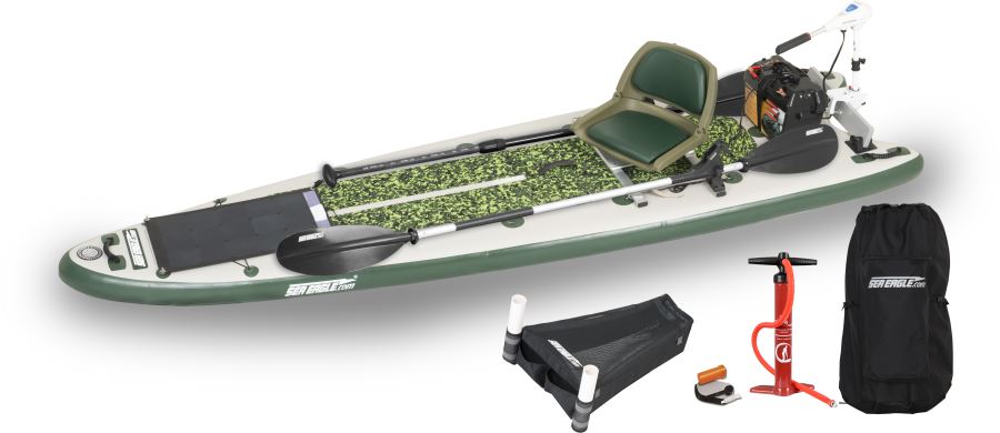 FishSUP™ 126 Inflatable Fishing Stand-Up Paddleboard - Image 10
