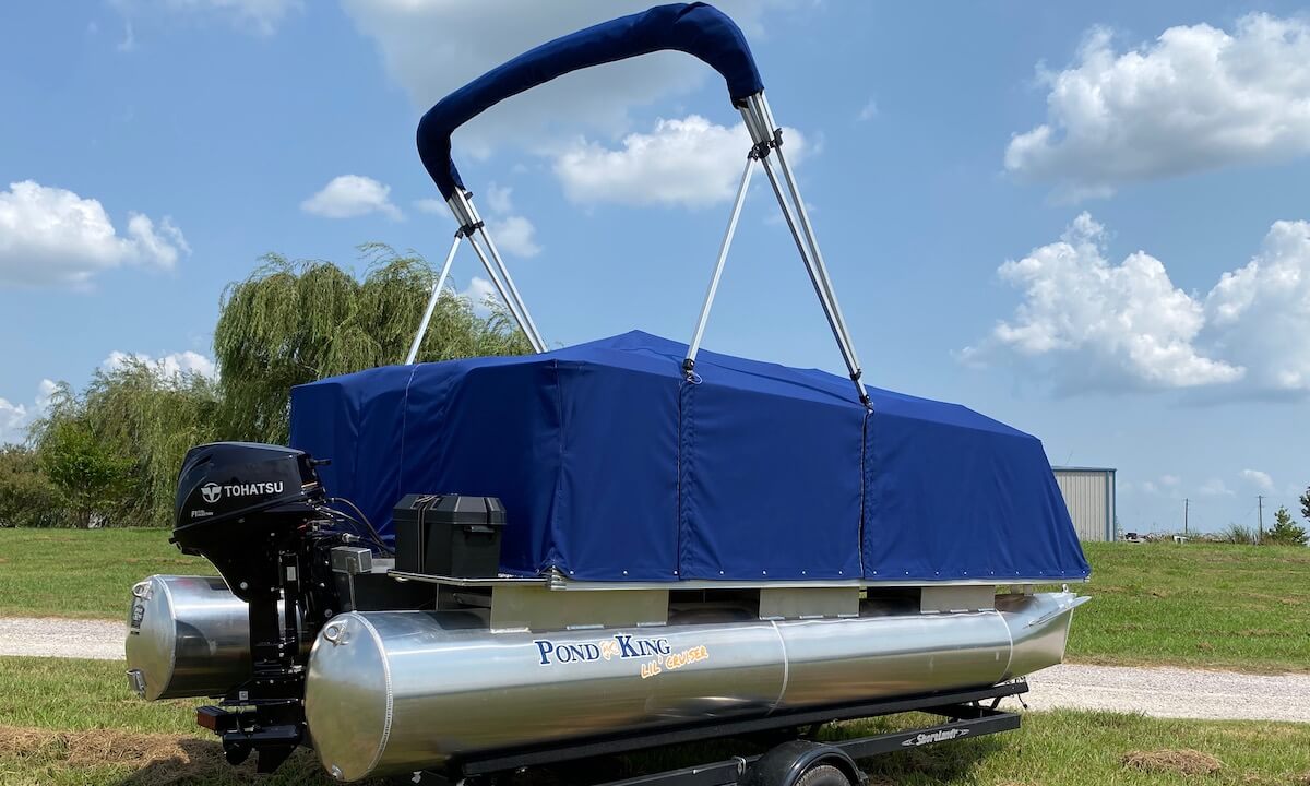 Pond King Lil’ Cruiser - The biggest little pontoon boat on the market - Image 13