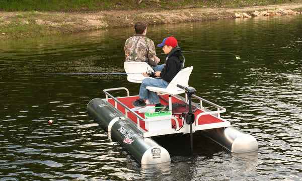 Patriot Mini Two-Man Fishing Pontoon Boat - Image 11