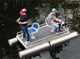 Patriot Mini Two-Man Fishing Pontoon Boat - Image 16