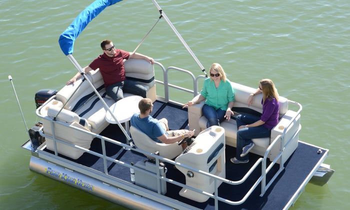 Pond King Lil’ Cruiser - The biggest little pontoon boat on the market - Image 3