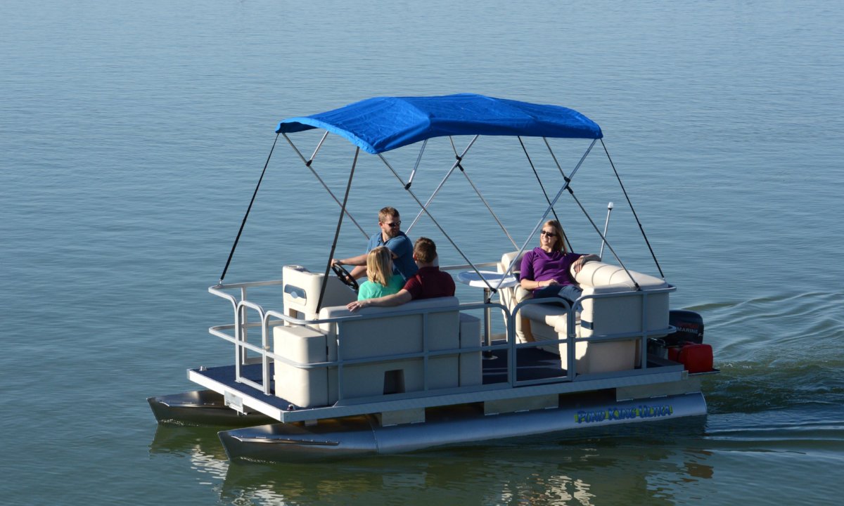 Pond King Lil’ Cruiser - The biggest little pontoon boat on the market - Image 18