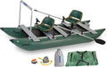 Sea Eagle - 375FC 2 Person 12'4" Green FoldCat Pro Angler Guide Pontoon Package Hull Fishing Boat ( 375FCK_P ) - Image 23