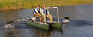 Sea Eagle - 375FC 2 Person 12'4" Green FoldCat Pro Angler Guide Pontoon Package Hull Fishing Boat ( 375FCK_P ) - Image 26