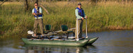 Sea Eagle - 375FC 2 Person 12'4" Green FoldCat Pro Angler Guide Pontoon Package Hull Fishing Boat ( 375FCK_P ) - Image 20
