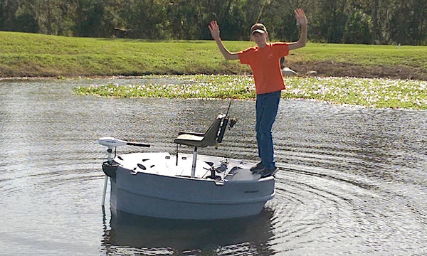 The Ultraskiff by Pond King one-man, round fishing boat - Image 17