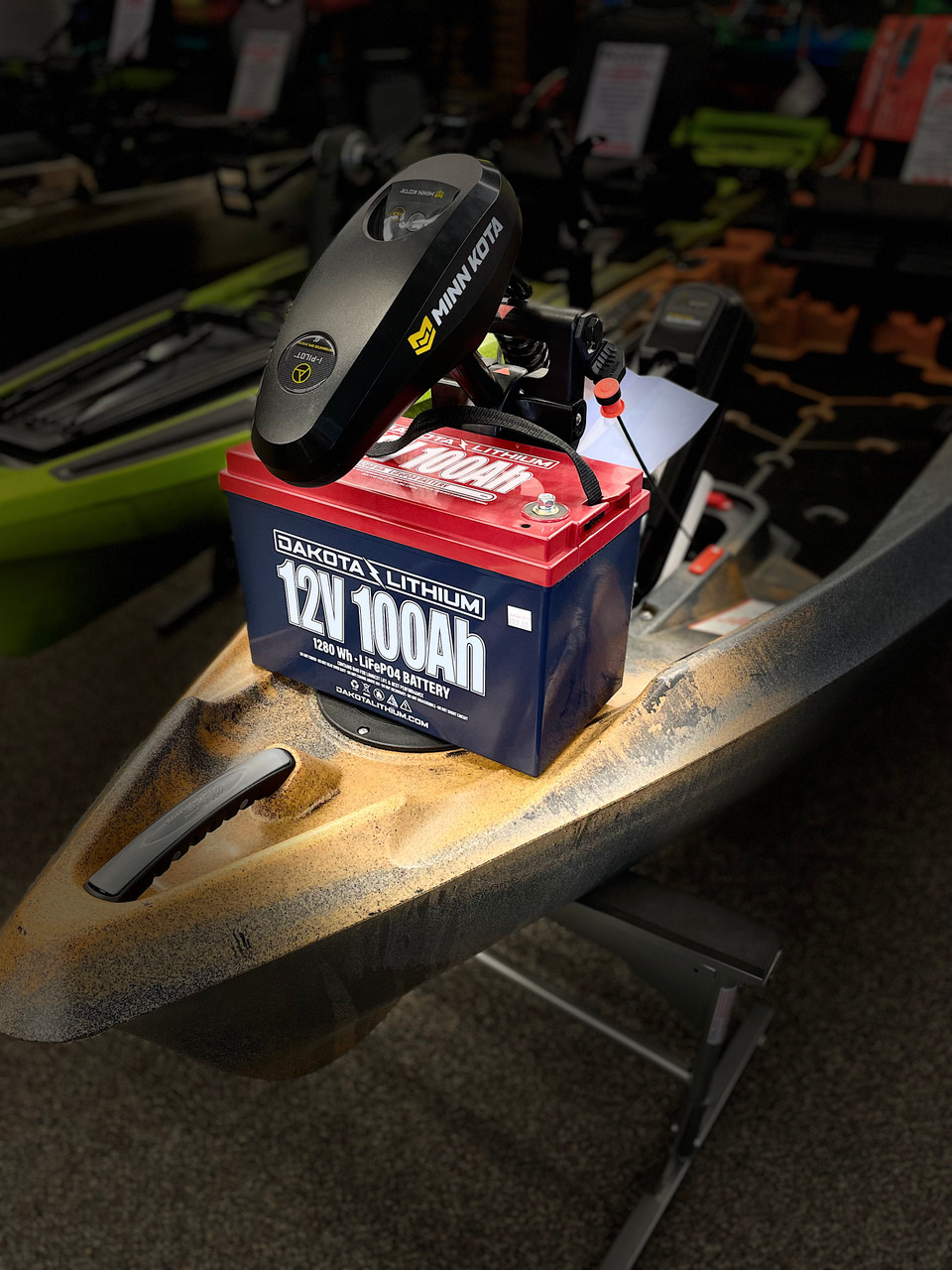 Old Town Sportsman Autopilot 136 with 100 Ah Dakota Lithium Battery - Image 2