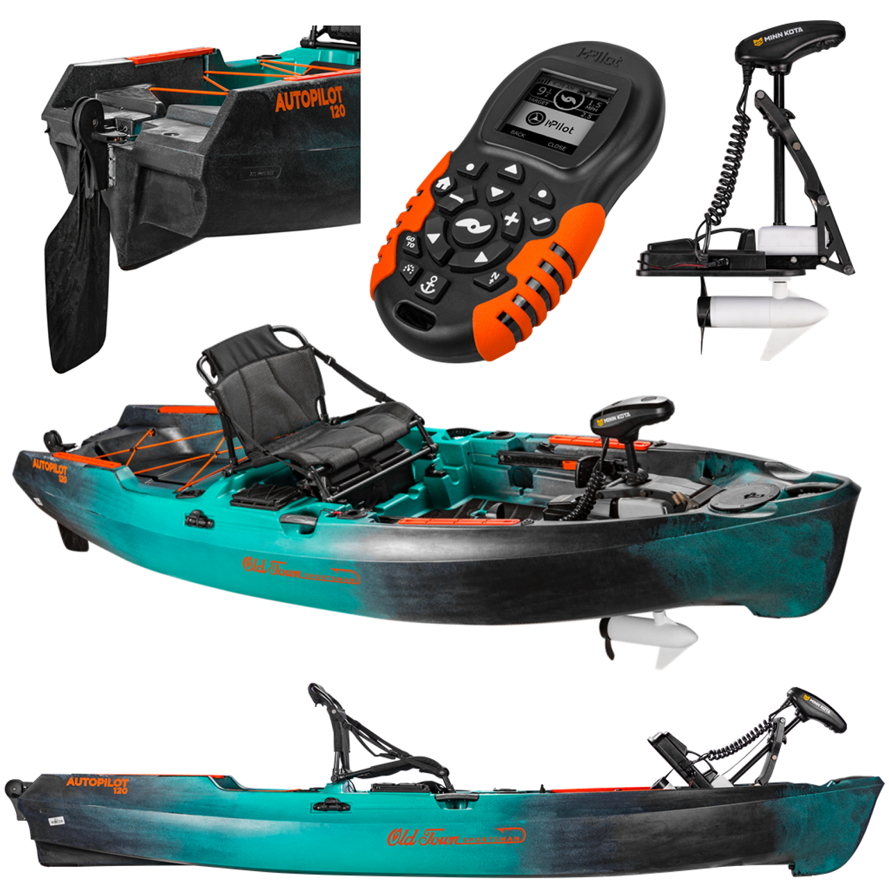 Old Town Sportsman Autopilot 120 - Photic Camo - Fairly Used