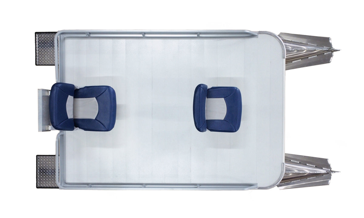 Pond King Sport Aluminum 2-Man Fishing Pontoon Boat - Stable, Low Maintenance - Image 11
