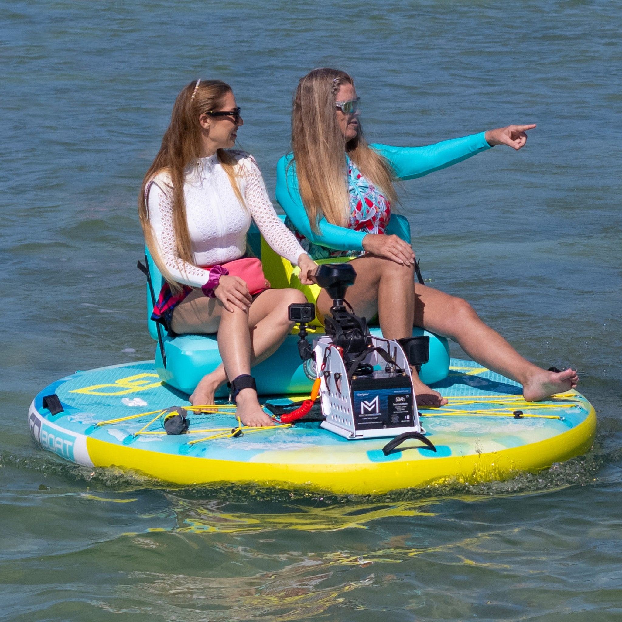 Double Freedom 2-Person Inflatable GoBoat - Durable, Portable, Motor-Ready Watercraft - Image 2