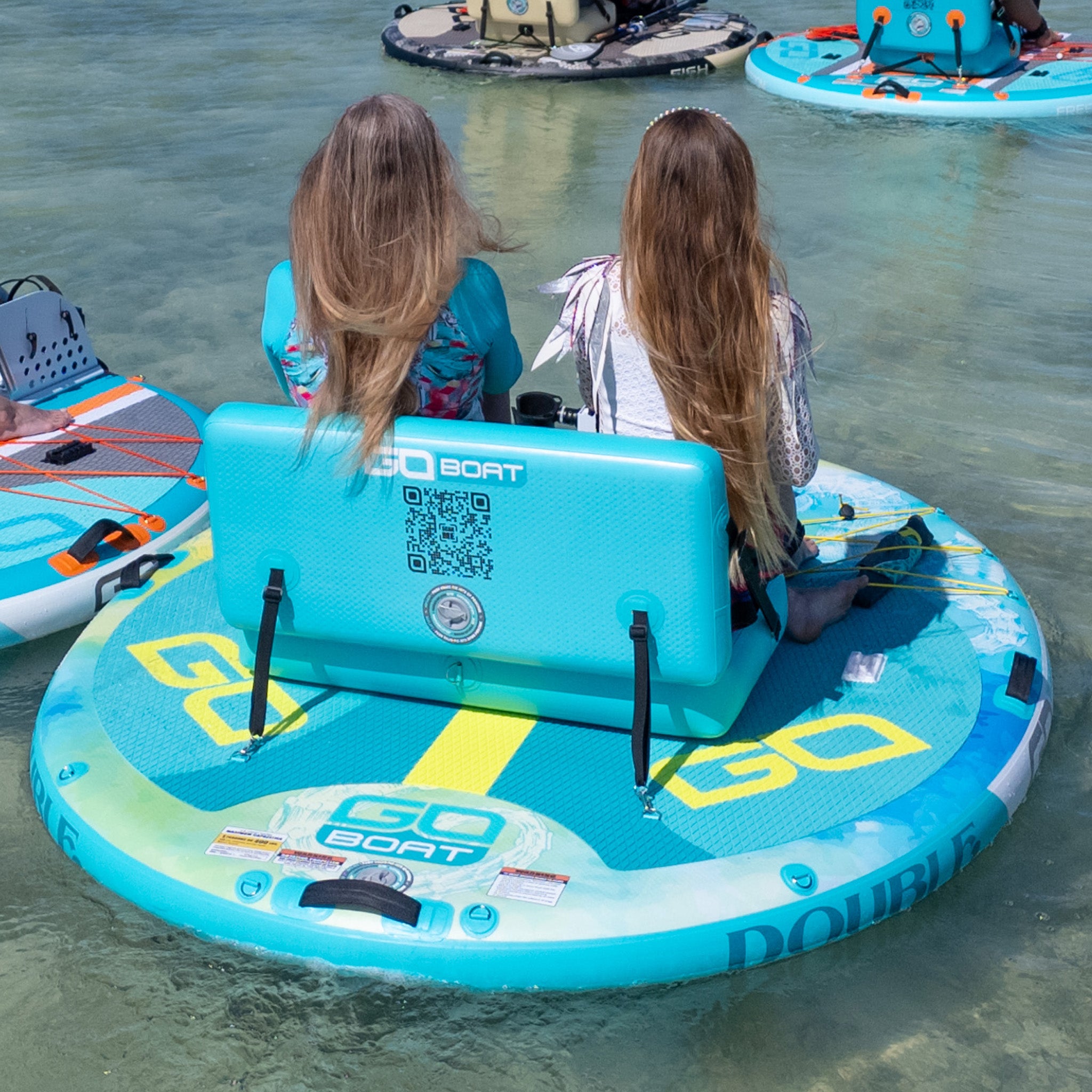 Double Freedom 2-Person Inflatable GoBoat - Durable, Portable, Motor-Ready Watercraft - Image 5