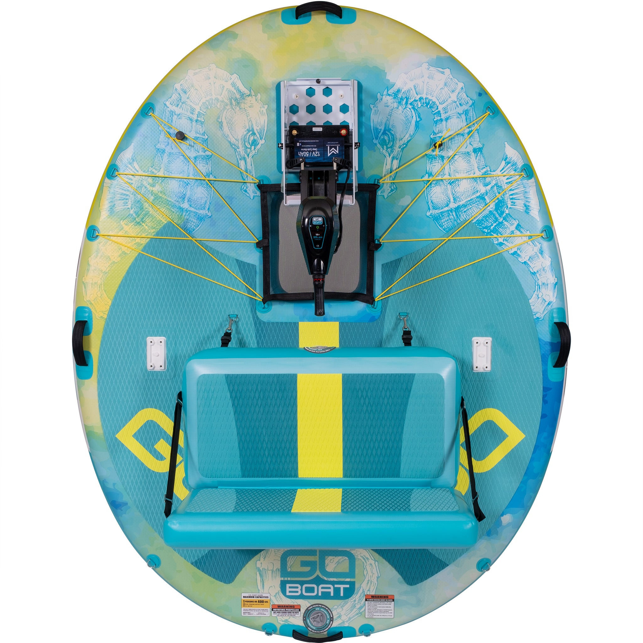 Double Freedom 2-Person Inflatable GoBoat - Durable, Portable, Motor-Ready Watercraft - Image 6