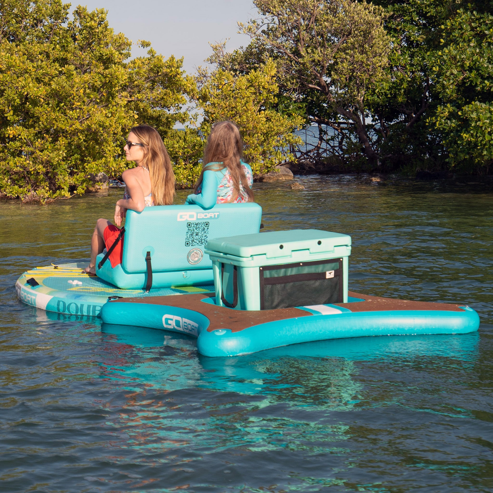 Double Freedom 2-Person Inflatable GoBoat - Durable, Portable, Motor-Ready Watercraft - Image 4