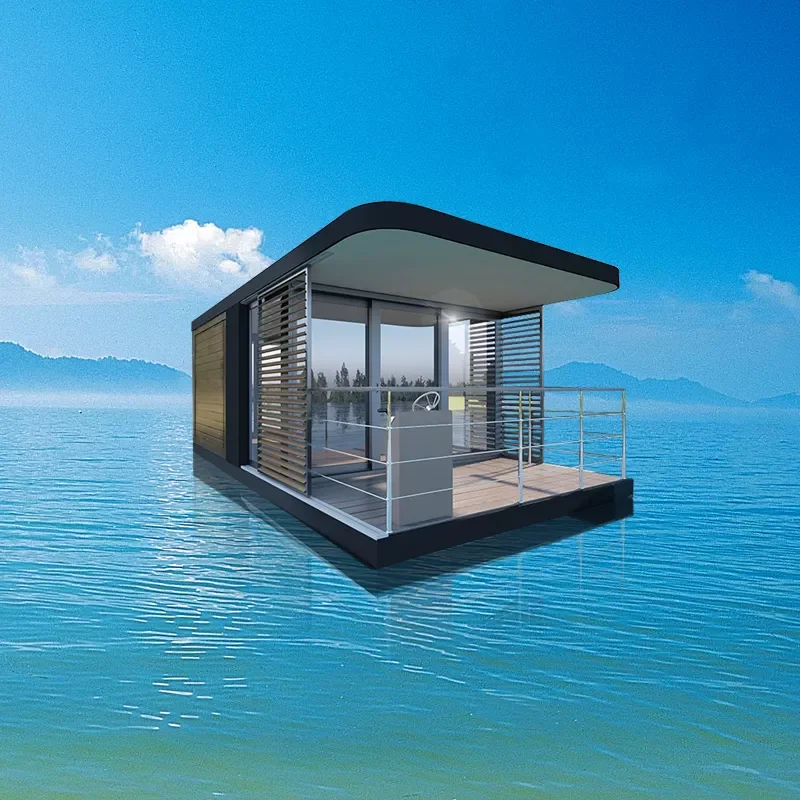 Luxury Aluminum Pontoon Houseboat Floating Platform for Water Parties Recreation - Image 2