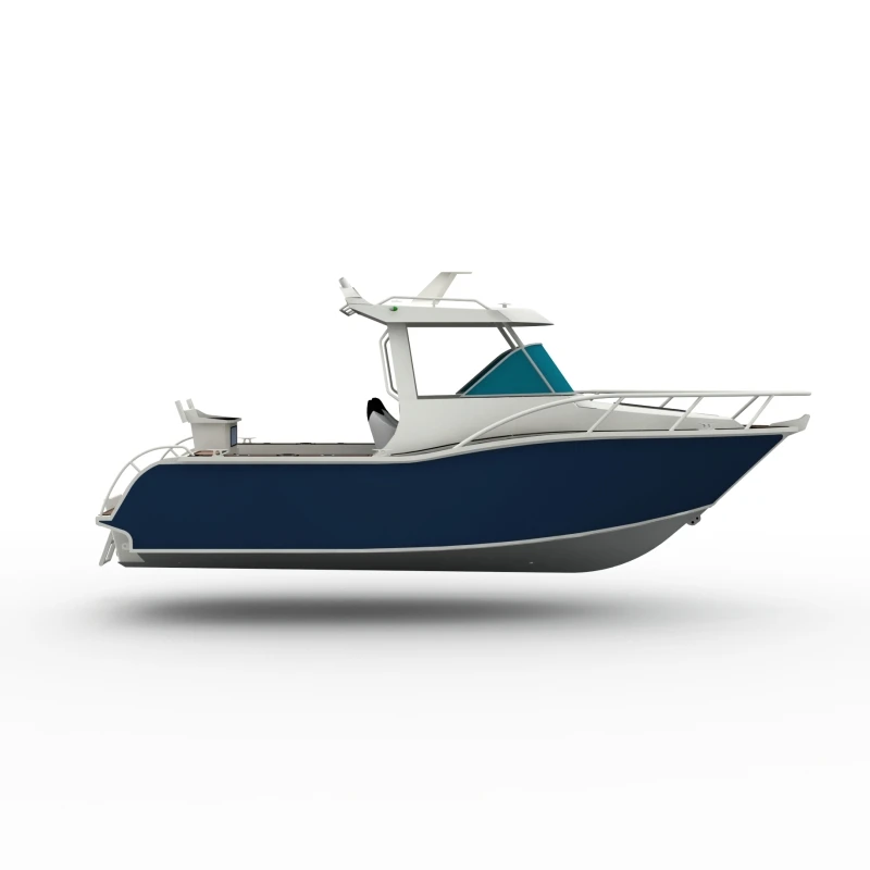 6.25m High-Speed Aluminum Fishing Boat: Welded Half Cuddy Cabin Sport Yacht - Image 5