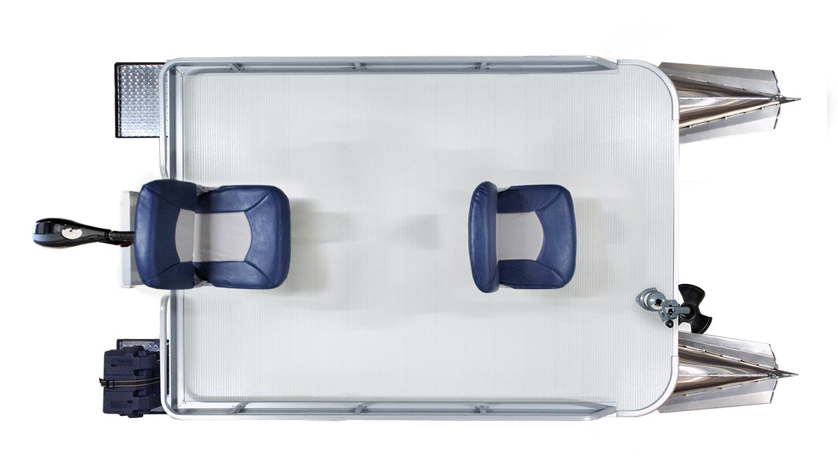 Pond King Sport Aluminum 2-Man Fishing Pontoon Boat - Stable, Low Maintenance - Image 12