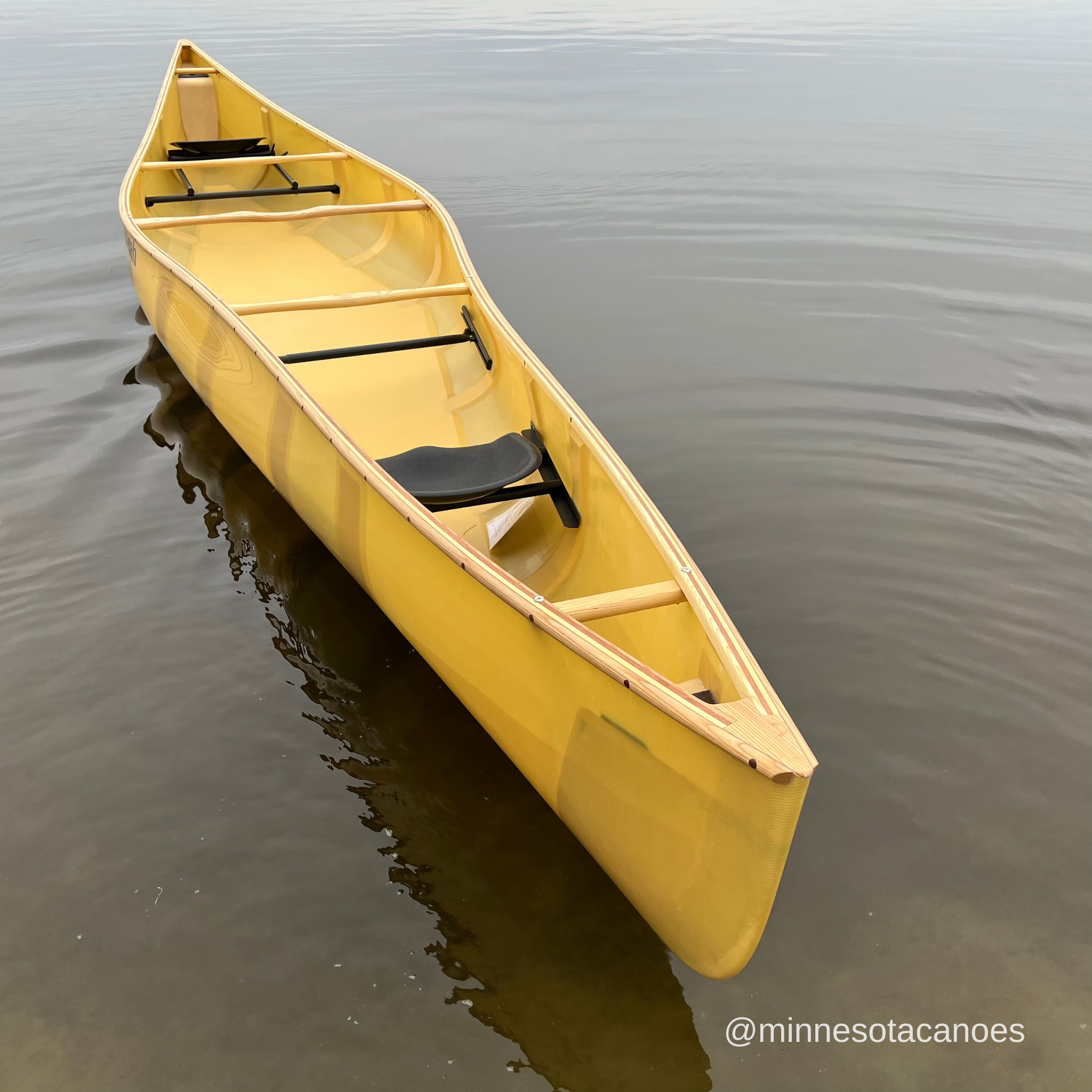 Wenonah Itasca 19' Aramid Ultra-light Tandem Expedition Canoe for Long Trips - Image 11