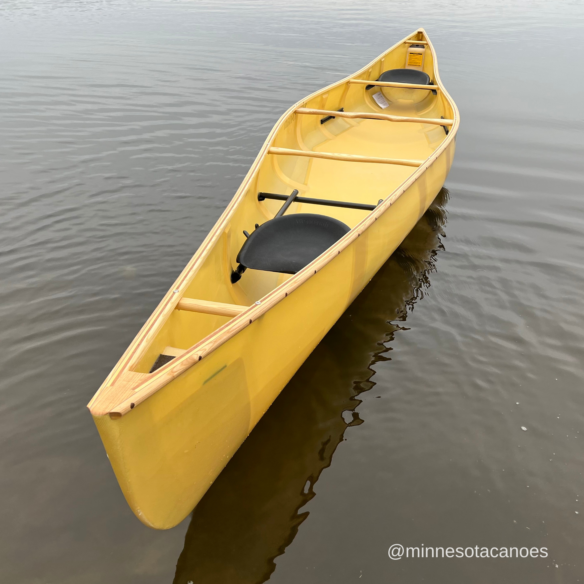 Wenonah Itasca 19' Aramid Ultra-light Tandem Expedition Canoe for Long Trips - Image 3