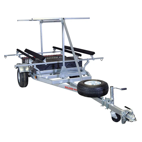 Malone MegaSport 2 Boat w/ Storage & 2nd Tier Trailer Package - Image 2